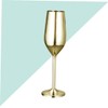 LABRIMP Stainless Steel Goblet Gold Plating Unbreakable Wine Cup for
