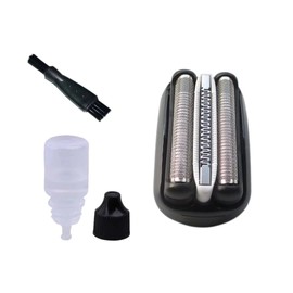 Shaver Replacement Blade Foil Head w/Rozor Shaver Oil& Cleaning Brush Compatible for Br-aun Series 3 32B 3090cc 3050cc 3040s 3000S 3020S 3040S 3080S 350CC 370CC 390CC,Cruzer6 …