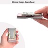 Lindenle Minimalist Wallet Small Card Holder Slim Front Pocket Wallet