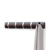 Umbra Flip Wall-Mounted Coat Rack with 5 Hooks – Modern,