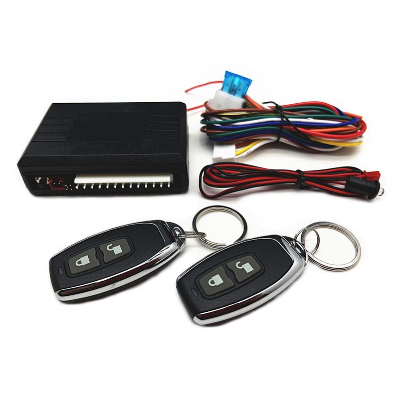 Officek 12V Keyless Entry System Kit with Dummy Security LED