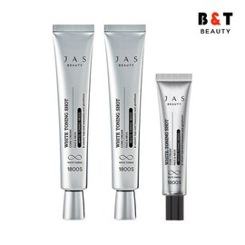 Jas White Toning Shot Core Cream 40ml x2 + 15ml / Whitening / Wrinkle / 쟈스 화이트 토닝 샷 코어 기미크림 40ml x2 + 15ml 미백주름