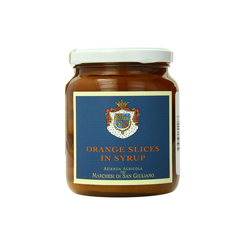 Marchesi Di San Giuliano Sliced Sicilian Oranges in Syrup, 16.2