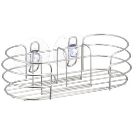 Wahei Freiz SUI-6067 Soap Sponge Rack with Partition, Wire Material with Good Drainage
