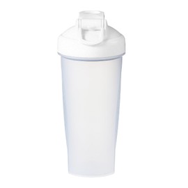 AMZCHEF Large 600ML Shake Bottle with Handle - Leak-Proof Mixing Cup with Stainless Steel Ball for Protein & Coffee