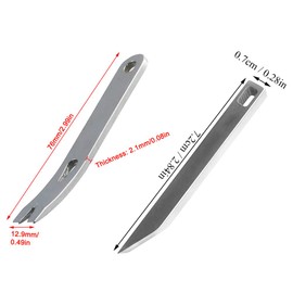 6 Pieces Multifunctional Crank Crowbar Tool, Mini Crank Crushing Bar, EDC Stainless Steel, Multifunctional Pocket Lever Bar, Portable Key Chain, Survival Scraper