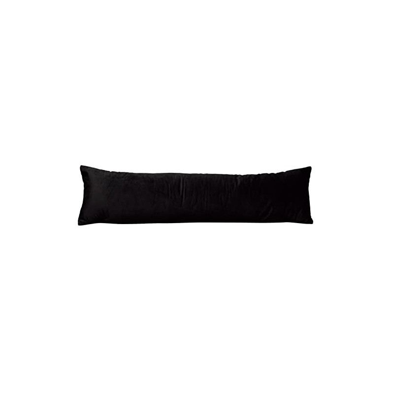 Classic Home Store Black Velvet Draught Excluder Narrow Boat Caravan
