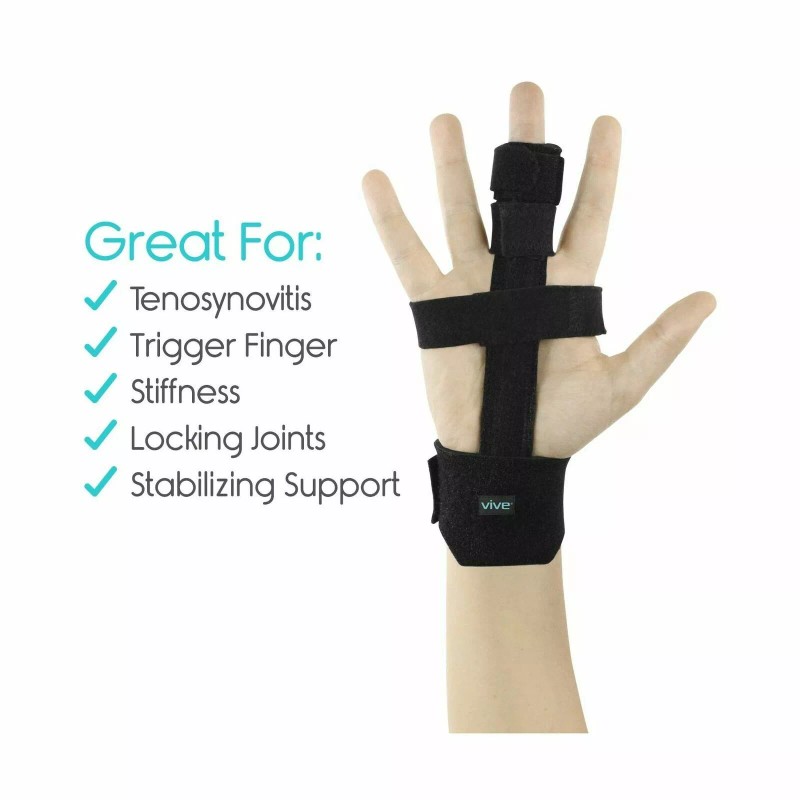 VIVE Trigger Finger Splint -Hand Support- Fits All Fingers &