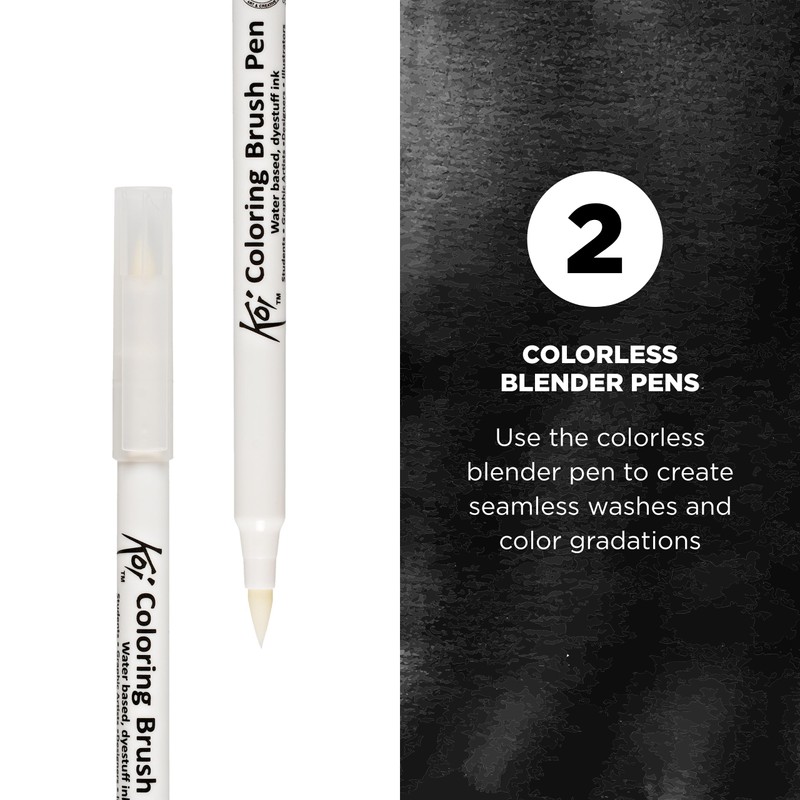 SAKURA XBR-Blend 2-Piece Blister Card Koi Colorless Blender Set