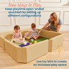 ECR4Kids SoftZone Play Patch Activity Mat and Toy Bins, Beginner