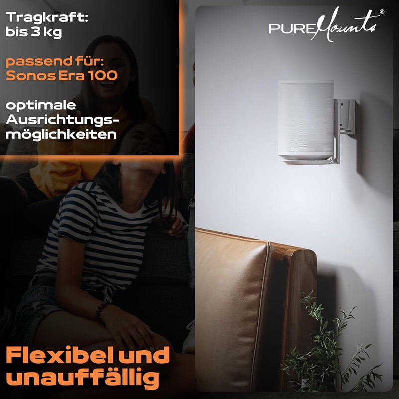 PureMounts supporto per diffusori per Sonos Era 100 set di