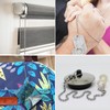 6 Meter/19.69 Feet Roller Blind Chain, 4.5mm Silver Vertical Blind