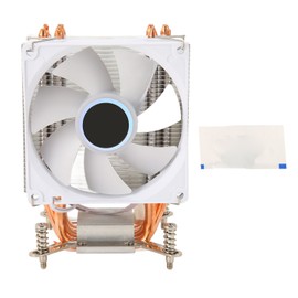 CPU Air Cooler 3.5in 7 Blades 6 Heat Pipes 3pin 12VDC 48CFM 22dB CPU Cooling Fan for 2011 Motherboard with Backplate