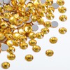 Beadsland 2880pcs Flat Back Crystal Rhinestones Round Gems for Nail