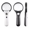 Glass Lupa Luminosa Led Joyero Luz Uv Detector Billete Falso