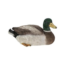 Uvia Mallard Duck 24.5x13x12cm Doll Figurine Figurine Figurine Animal Garden Decoration Bird H23308