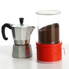 Lavatelli Pronto Caffè Dispenser for Ground Coffee, Red, Fits 250g