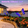 EDOF Solar Butterfly with Sparkling Light-Up Wings Garden Lights Outdoor