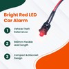 Red LED Flashing Dummy Alarm Warning Security Light 12v Car