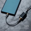 DD ddHiFi TC07S Nyx Series Silver USB-C to USB-C HiFi