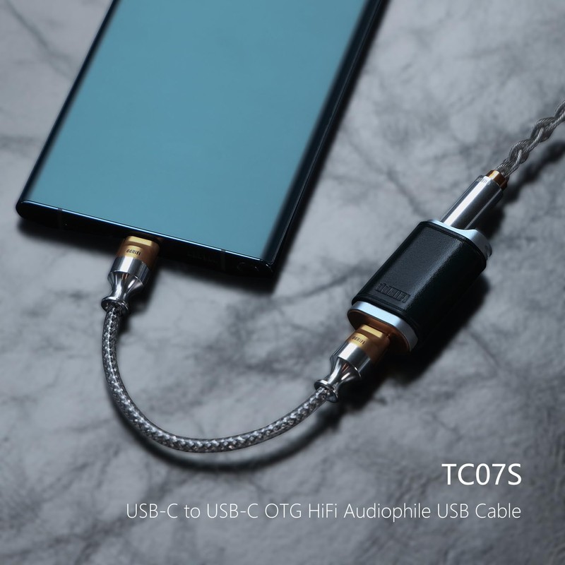 DD ddHiFi TC07S Nyx Series Silver USB-C to USB-C HiFi