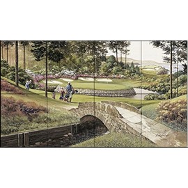 Ceramic Tile Mural - Anywhere On The Green - by Douglas Laird