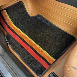 Caryz Universal Car Floor Mats Cheynise Ring Easy Cleaning Non-Slip and Wear-Resistant All Weather Protector for Most Sedan,SUV,Truck Automobile Foot Pad 4 Pcs/Set Dark Beige, NY2442703