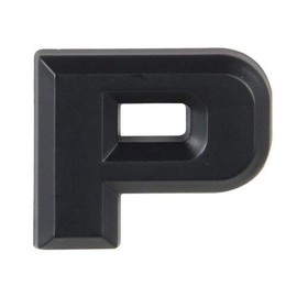 Pilot Automotive Black Matte Finish Letter P (IP558P)