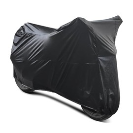 BHIEE Motorcycle Tarpaulin, Stretch Fabric, Waterproof Motorcycle Cover, Dust Protection, Elastic Motorcycle Tarpaulin, Motorcycle Protective Cover for Indoor and Outdoor Use, 245 x 104 x 125 cm