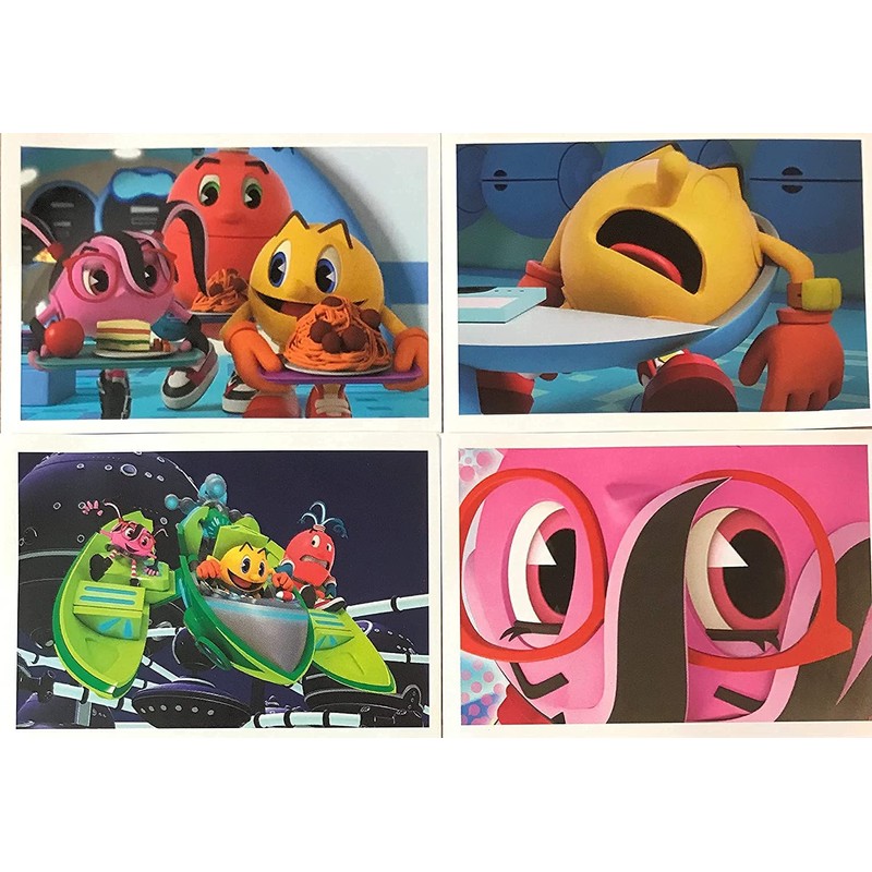 Pac-Man Sticker Collection Packs x 10 Sealed Packs