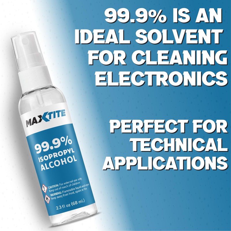 MaxTite 99.9% Isopropyl Alcohol - 2.3 fl oz Spray, 2