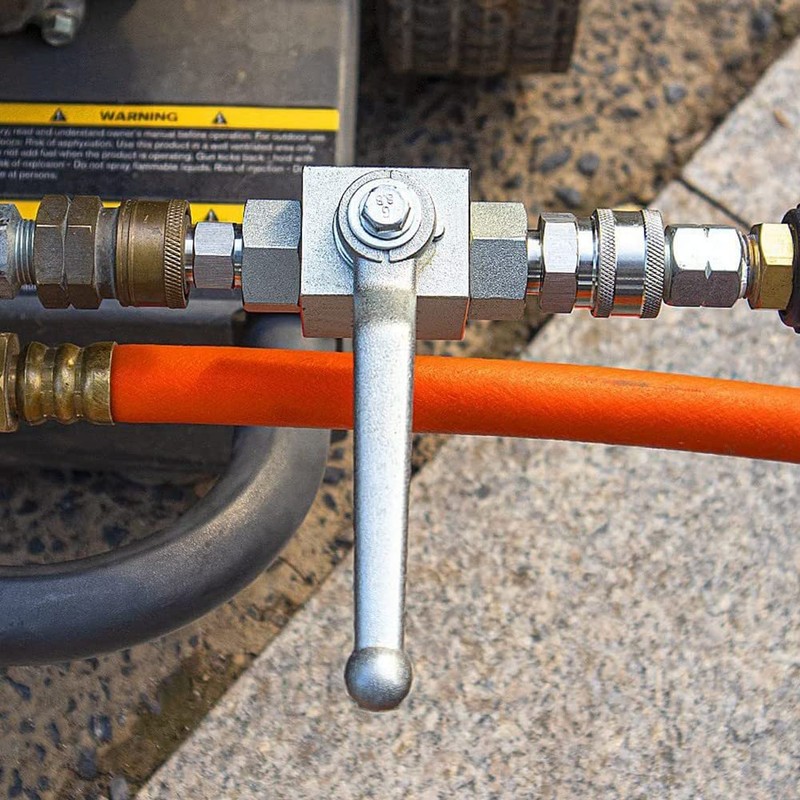 4500PSI Ball Valve Kit Switch with 3/8Inch Quick Plug Connector