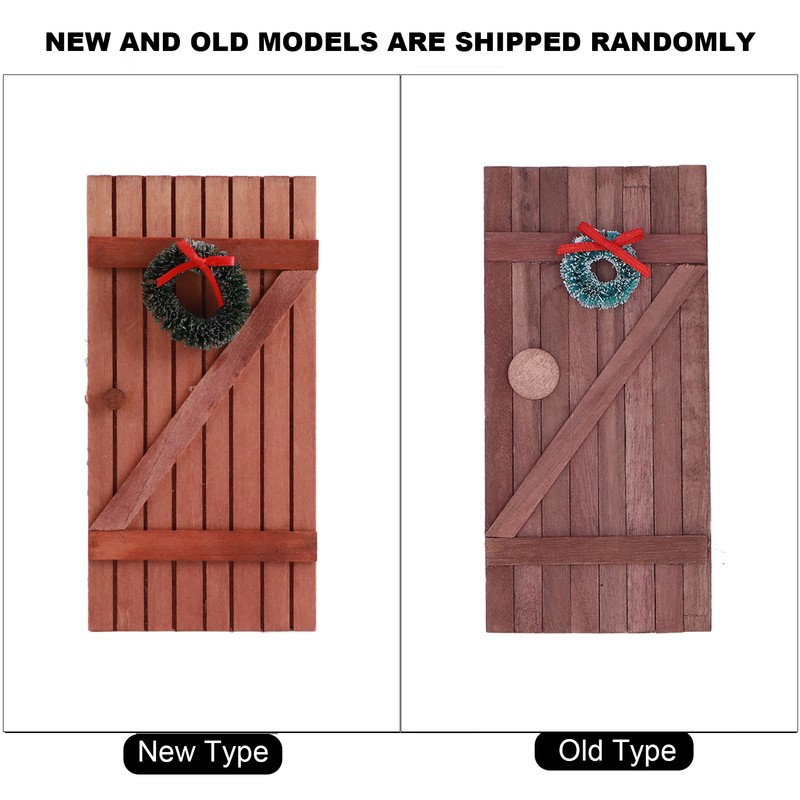 1/12 1/6 Christmas Fairy Door Kit Crafted Exquisite Cute Colourful