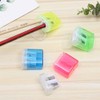 12 Pack Mini Colored Dual-Holes Pencil Sharpener, Manual Pencil Sharpener