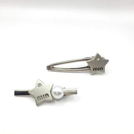 Metal Star Hair Claw Clips (2P 1set) / 메탈 스타 헤어 머리 집게핀(2P 1set)