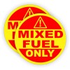 Unbranded/Generic 3 inch MIXED FUEL ONLY Weatherproof Vinyl Stickers <>