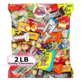 Chocolate and Candy Party Favor Mix - 2 lb Pinata Stuffers Bulk - Goodie Bag Stuffers for Kids Party Favors - Chocolate Candy Variety Pack Bulk - Individually Wrapped Candies