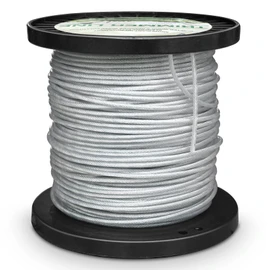Akuoly Heavy Duty Steel-Core Trimmer Line– 0.095" 196ft Durable Trimmer Spool with Inner Steel Wire & Nylon Coating for String Trimmers on Thick Weeds, Pre-Wound Replacement with Storage Reel