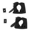 2PCS Shovel Holder Mount Rubber Quick Release Shovel Clamp Mount
