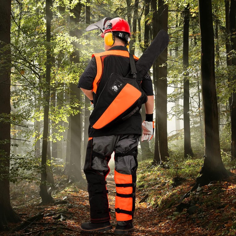 ZELARMAN Chainsaw Bag - Size Upgrade, Improved Portable Chainsaw Carrying