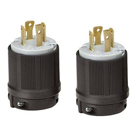 OCS Parts NEMA L15-30C Grounding Locking Connectors | 6-Pack | 30A 250V - 3 Pole 4 Wire - cUL Listed L1530 Connectors