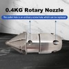 Synpinya Sewer Jetter Nozzle Cleaning Nozzle Universal 3/8 Quick Connector
