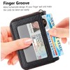 FurArt Credit Card Wallet, Zipper Card Cases Holder for Men