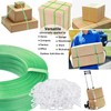 NEWANRAN Plastic Packaging Banding Strapping Kit, 1/2" x 500' Polypropylene
