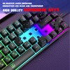Snpurdiri 60% Percent Gaming Keyboard, Ergonomic Small Mini Gaming Keyboard,