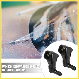 PARSKILO 4pcs Car Front Windshield Wiper Washer Nozzle for Honda Civic 2006-2011 for Odyssey 2005-2010 for Accord 2003-2007 for Element 2003-2011 76810-SDA-A11 Benefit
