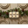 CozierGlow Rechargeable Flameless Tealights Candle with Remote Timer, 3D Moving