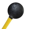 16oz Black Rubber Mallet Non Marking Hammer with Fibreglass Handle