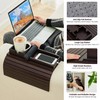 GEHE Detachable Couch Cup Holder, Anti Falling Sofa Arm Tray,