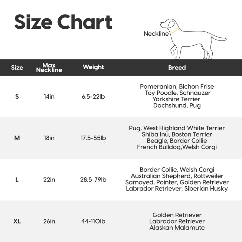 WOOFO Premium Dog Collar | Super Adjustable for All Breeds,